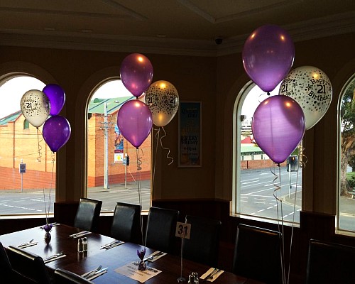 Hotel Soho 21st Table Balloons